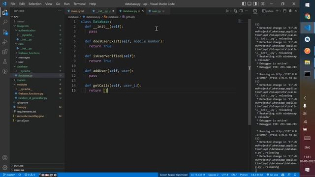 Complete Backend using Python & Flask | Whatsapp Clone for Android & IOS | Part 10 смотреть онлайн