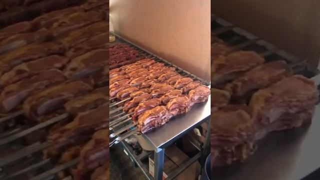 Рабочий процесс приготовления шашлыка, грибов и люля-кебаба. смотреть онлайн
