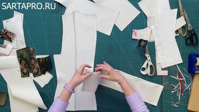 (часть 6) КАК ОСНОРОВИТЬ ДЕТАЛИ КРОЯ и СКОЛОТЬ смотреть онлайн