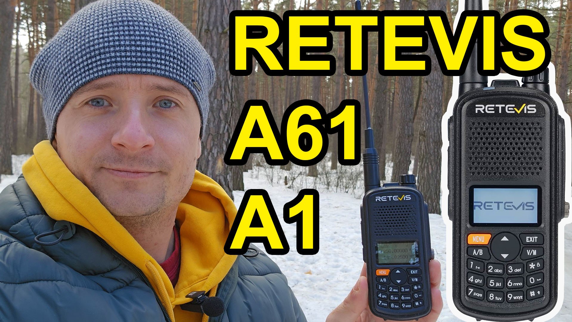 Радиостанция Retevis A61 тест и разбор смотреть онлайн