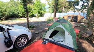 В Геленджик с палаткой 2021. Кемпинг у моря. Автокемпинг черное море. Отдых на море с палаткой. Вло