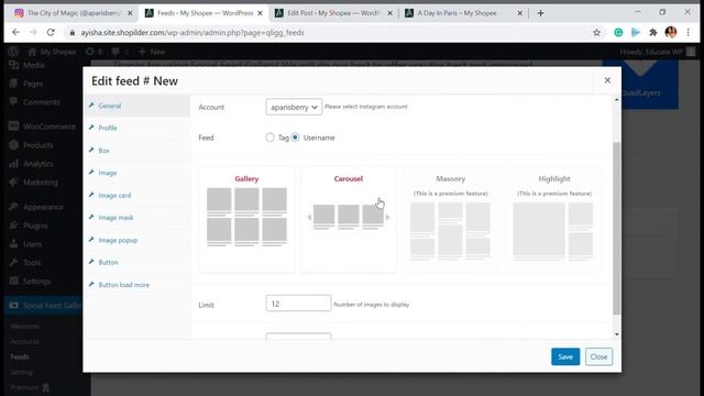 How to create a custom Instagram Photo feed in WordPress easily? | Social Feed Gallery Plugin | 202 смотреть онлайн