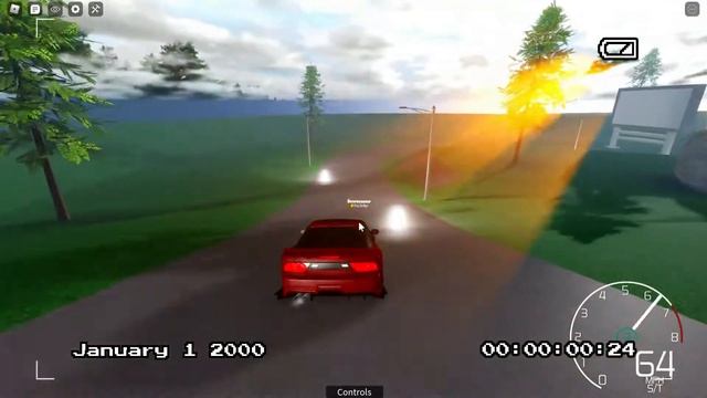 Drift Paradise Roblox | Nissan 180sx drift phonk | epic skills | смотреть онлайн