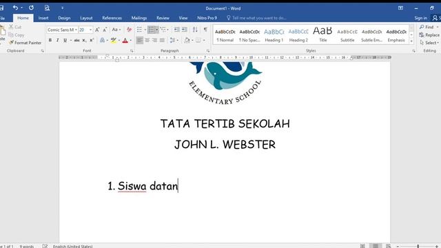 Membuat Tata Tertib Sekolah John L. Webster dengan Program Microsoft Word смотреть онлайн