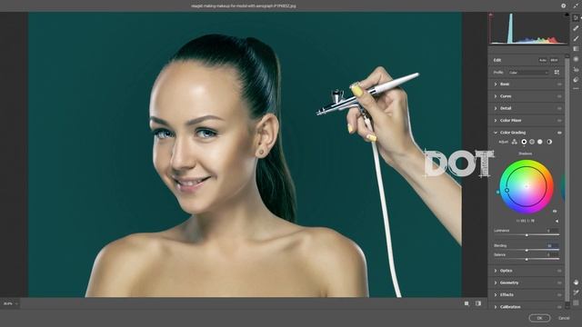 Photoshop Color Grading Tutorial in Tamil - Camera raw filter смотреть онлайн