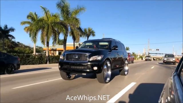 AceWhips.NET- AD's First in the World Infiniti QX56 on 32"s Forgiatos смотреть онлайн