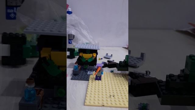 2 часть лего майнкрафт зомби мутант Стив,ведьма, смотреть онлайн