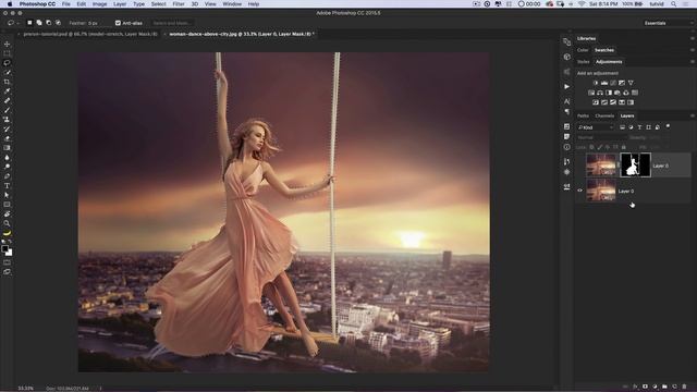 How to Create a Smoke Dispersion Effect in Photoshop CC смотреть онлайн