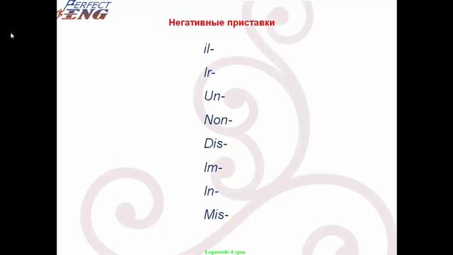 отрицательные приставки в английском языке смотреть онлайн
