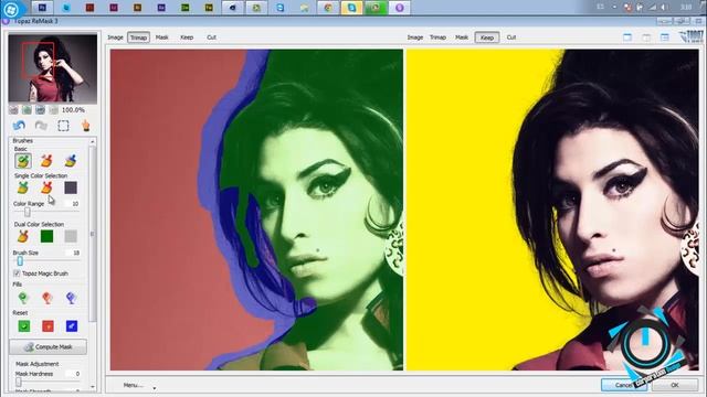 Recorte de Cabello l topaz remask 3 l Filtros Photoshop смотреть онлайн