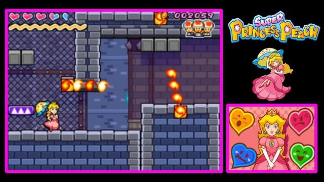 Super Princess Peach 100% Walkthrough Part 8 - Bowser's Villa ~ Final Boss + Ending смотреть онлайн