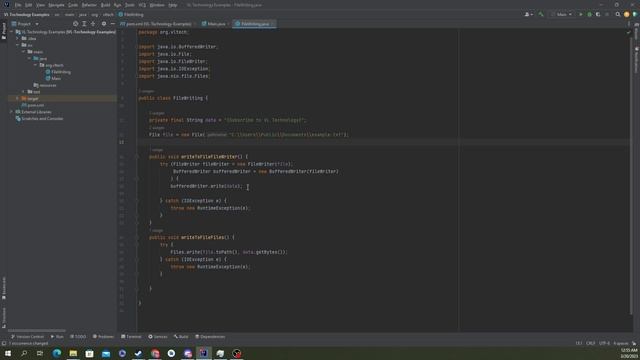 How to write text to a file in Java смотреть онлайн