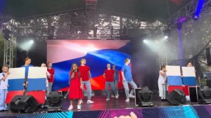 «Флаг России», на дне города Мытищи! Cover Дарья Коваль, автор Дмитрий Воскресенский