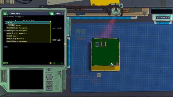 Retro Gadgets туториал базовый