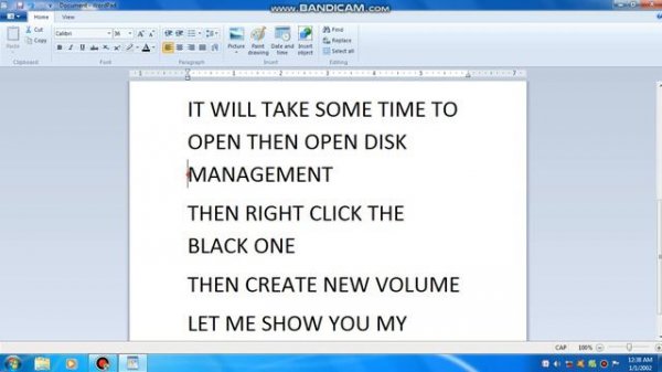 HOW TO MAKE A LOCAL DISK