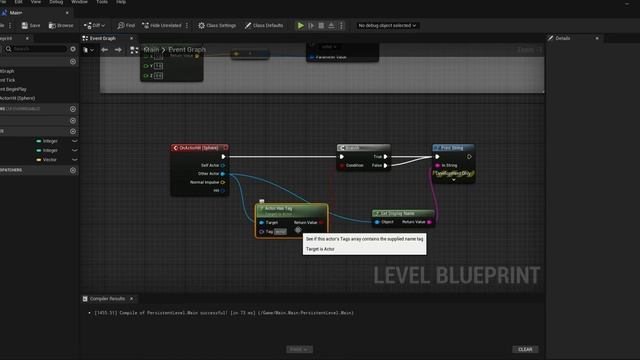UE5 Blueprints Tutorial 025-8 Create a node: Actor Has tag смотреть онлайн