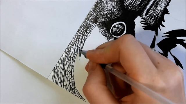 "Ворон". Скетчбук (процесс рисования)/Raven.Sketchbook( drawing process) смотреть онлайн