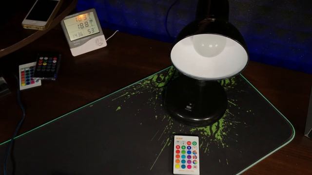 RGB ЛАМПА с пультом с AliExpress за 1$ ОБЗОР ПРОВЕРКА смотреть онлайн