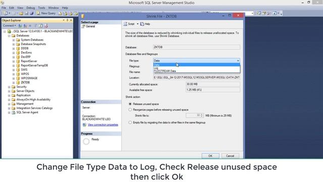 Database Shrink in MSSQL Server 2014/DevFolder смотреть онлайн