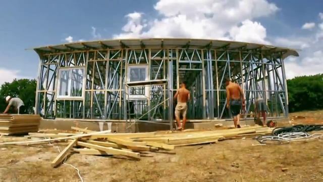 Строительство ЛСТК дома. Весь цикл. смотреть онлайн