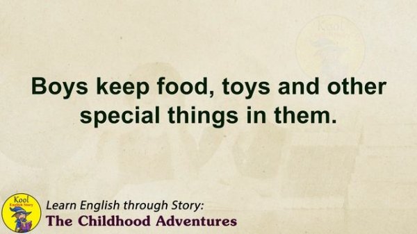 Learn English through Story - Level 1 – The Childhood Adventures