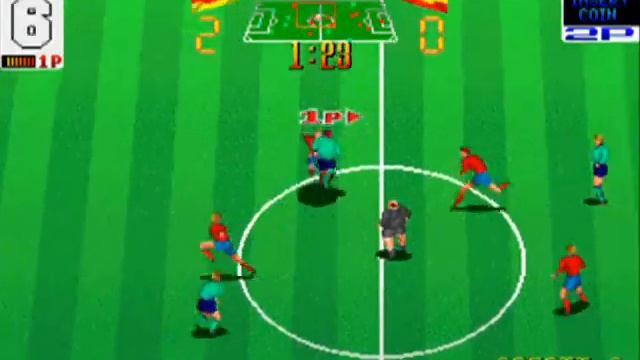 Football Champ (arcade) Supershoots with M.A.M.E. cheat смотреть онлайн