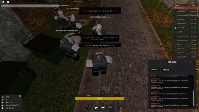 Patrolling with the Civil Protection (CITY-17 [RP] - Roblox) смотреть онлайн