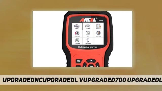 ANCEL VD700 All System OBD2 Scanner With - Short Review