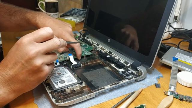 HP Model 15 - Disassembly, Cleaning, USB repair, Setting Bios, How to boot to install SO on Acronis смотреть онлайн