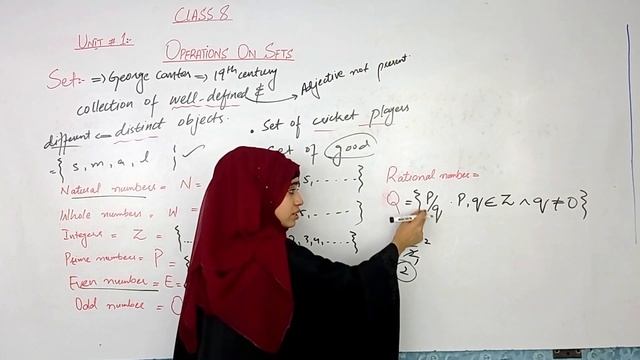 Class 8 || Chap 1|| Lecture 1|| Operations on sets смотреть онлайн
