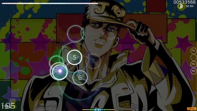 [Osu!] Crazy Noizy Bizarre Town - JoJo no Kimyou na Bouken 5th OP (3 star half) смотреть онлайн