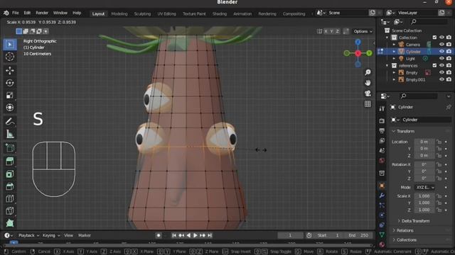 (Blender 3.x, parte 1) Como crear un caracter paso a paso principiantes смотреть онлайн