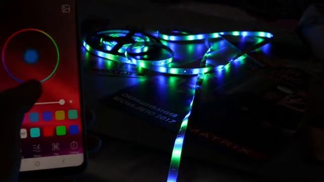 Светодиодная лента с bluetooth управлением через смартфон с Aliexpress смотреть онлайн