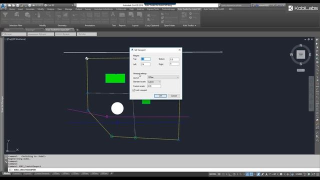 AutoCAD Create Viewport - Kobi Toolkit смотреть онлайн