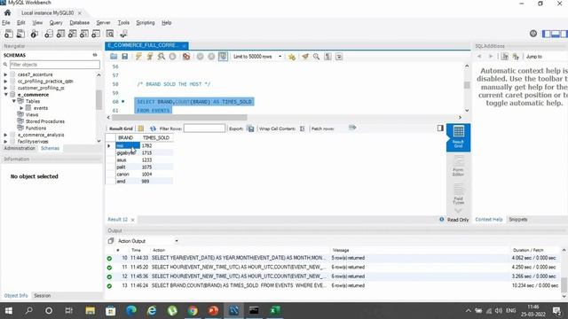 Analyze E-Commerce Website Usage using SQL | SQL Case Study | My SQL | Anukana Bhar | Ivy Student смотреть онлайн