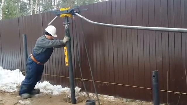 Сваекрут Feler SV-15. Видео нашего заказчика. смотреть онлайн