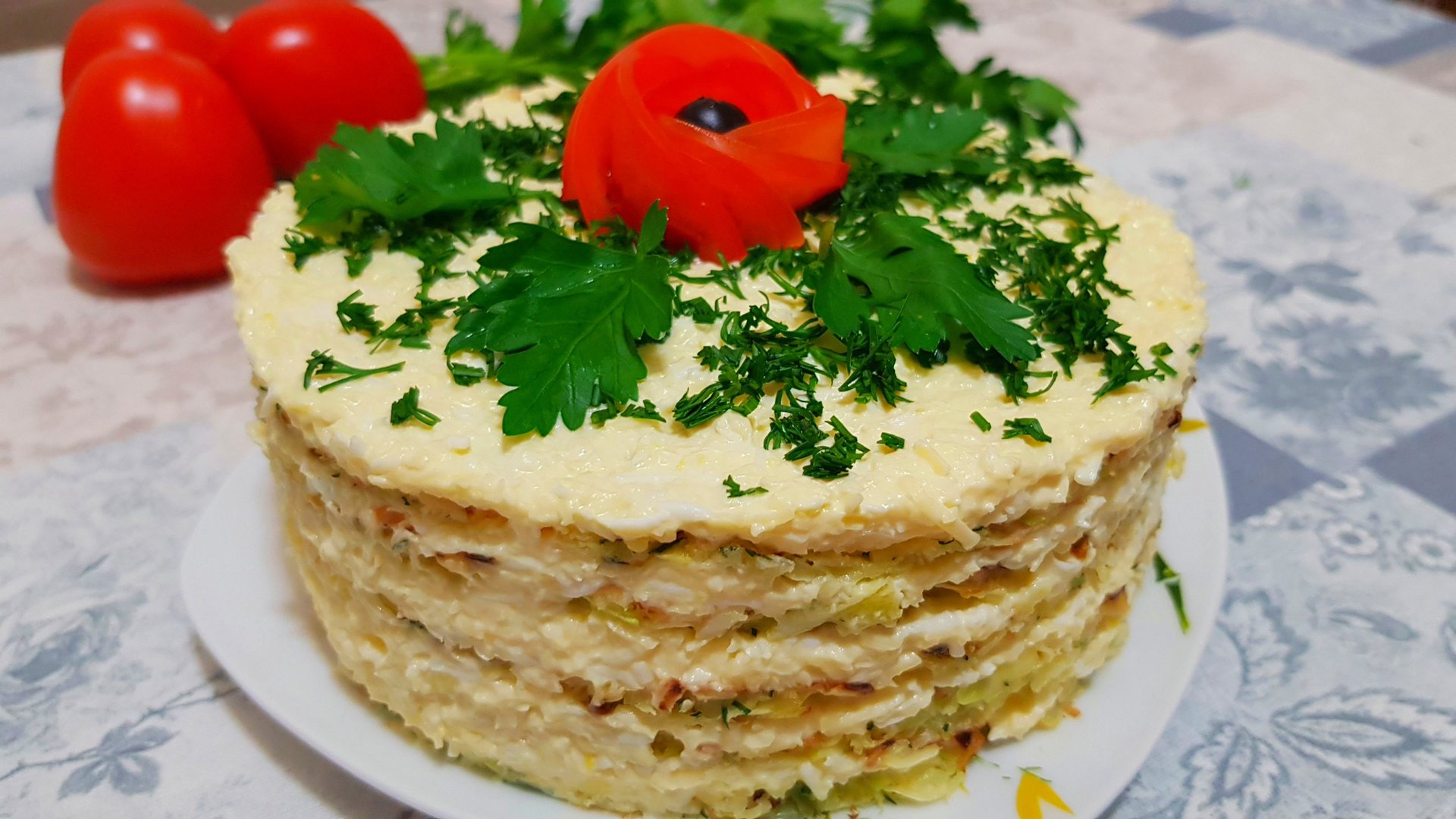 Невероятный Закусочный КАПУСТНЫЙ ТОРТ смотреть онлайн