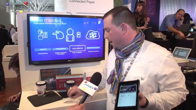 MWC-2014 - Mark Merdy - Ericsson - Connected Paper - Json TV смотреть онлайн