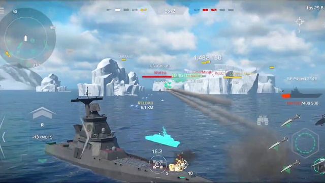 RF Project 2145 with full Zircon scoring 2.8 million damage & 5 kills in online | Modern Warships смотреть онлайн