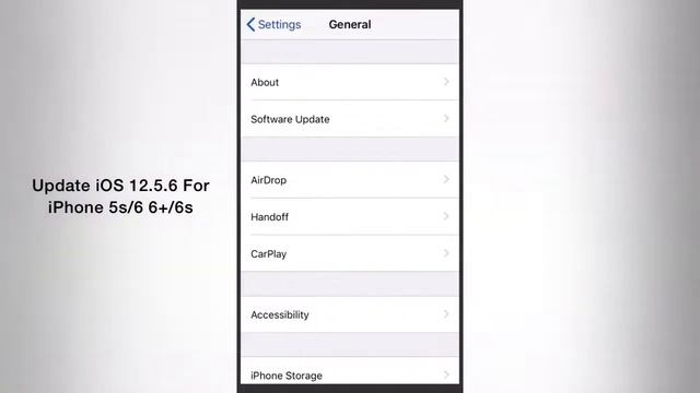 Update iOS 12.5.6 For iPhone 5s/6 6+/6s | How to update iOS 12.5.6 in iPhone 6/6+/5s | iOS 12.5.6 смотреть онлайн