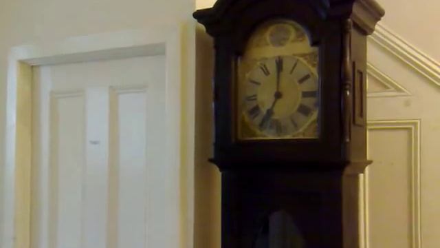 MAUTHE EDWARDIAN WESTMINSTER CHIME LONGCASE GRANDFATHER CLOCK CHIMING