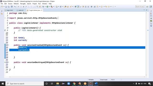 Advanced Java Tutorials || servlets || Event Handling || by Mr.Ratan || class-21 смотреть онлайн