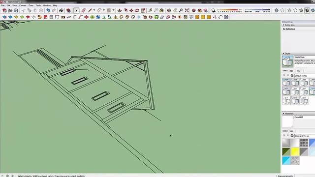 sketchup create house model for beginner смотреть онлайн