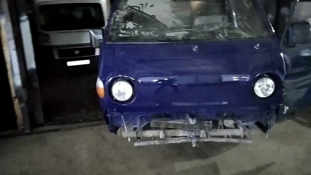 завершена покраска кабины Хундай Портер, капремонт, следующий этап ремонт и окрас рамы #автош_гараж смотреть онлайн
