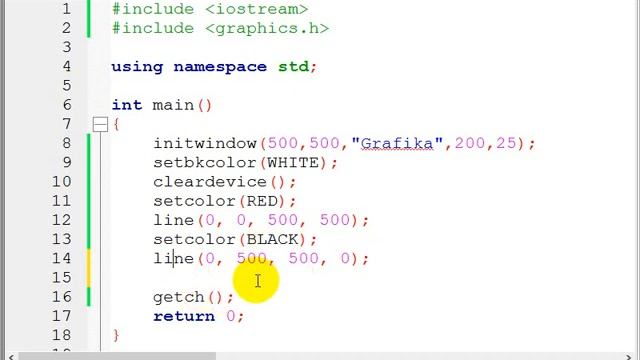 C++ Darslar Grafika Bilan Ishlash