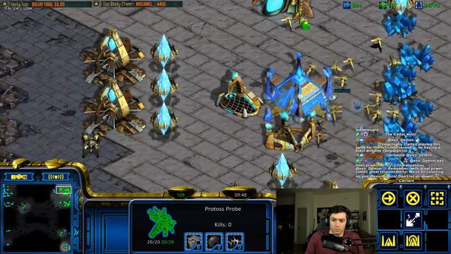 Starcraft BW - PvT - Carrier On My wayward Son смотреть онлайн