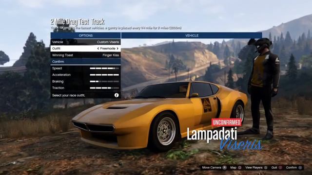 NERFED!!! The Lampadati Viseris is now SLOW!!! Grand Theft Auto Online смотреть онлайн
