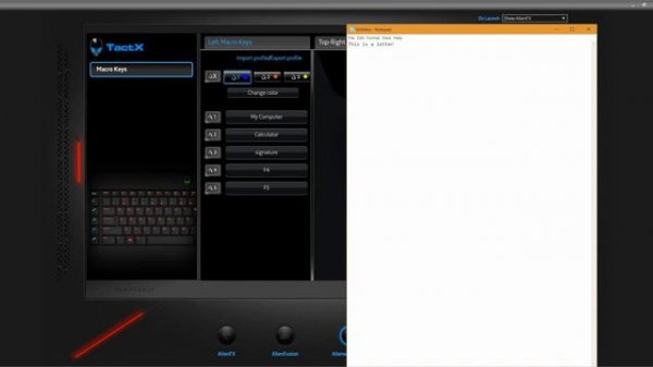Configuring Alienware Command Center
