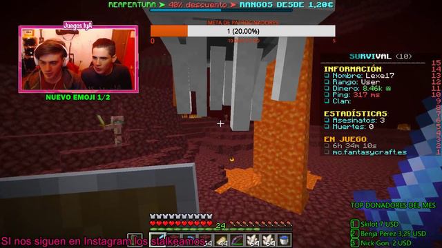 MINECRAFT SURVIVAL 1.14 CON SUBS #2 | MINECRAFT EN DIRECTO "Haciendo Nuestra Mansion" смотреть онлайн