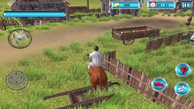 Black Angry Bull Simulator Mobile Game смотреть онлайн